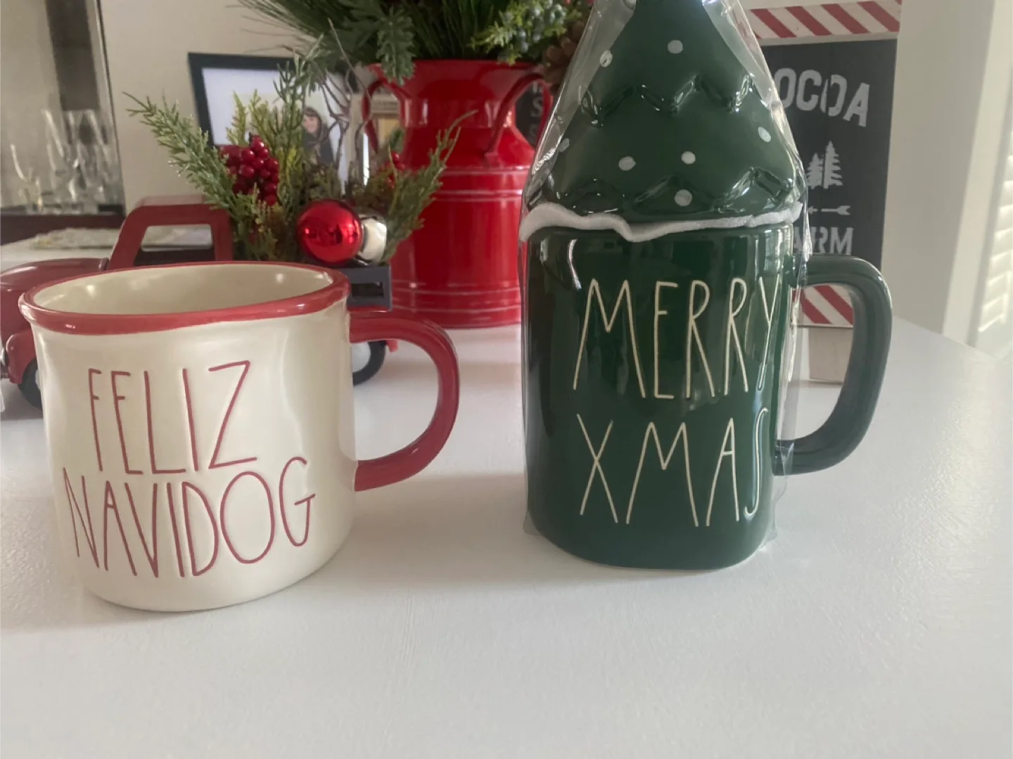 Rae Dunn Holiday mugs. image indicator(3)