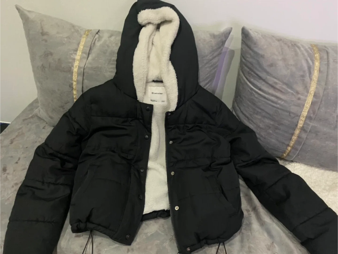 Bluenotes Black Puffer Jacket - Size M