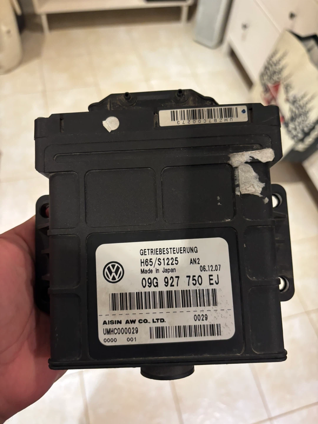 Volkswagen 09G 927 750 EJ Transmission Control Unit