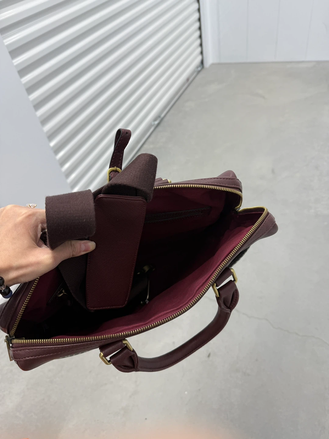 Ted Baker London Burgundy/Grey Handbag - photo 2