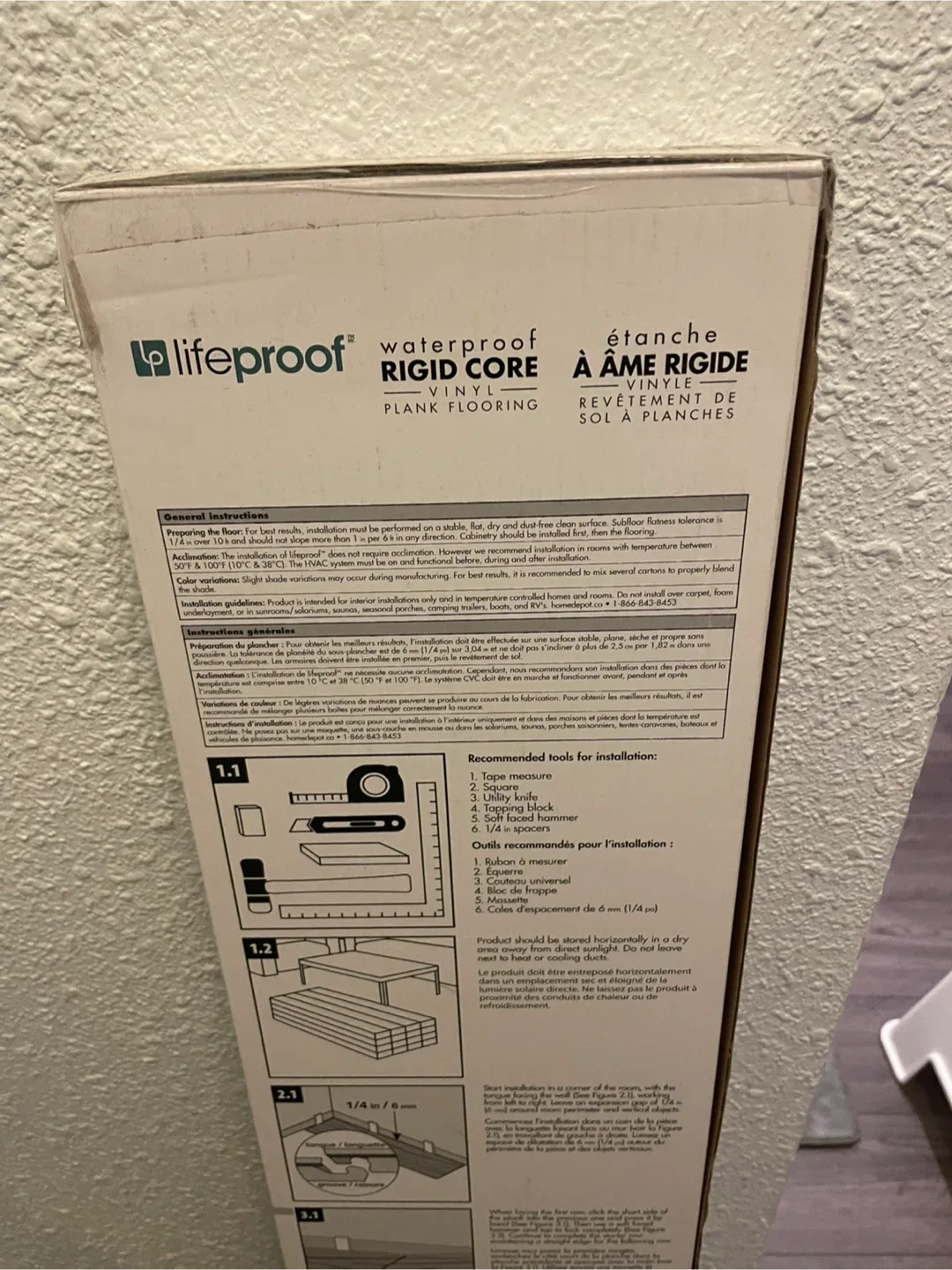 LifeProof Light Grey Oak Vinyl Flooring image indicator(2)