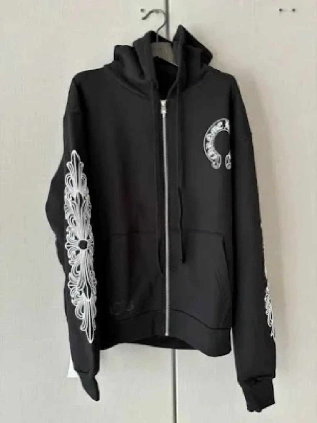 Chrome Hearts Black Zip-Up Hoodie image indicator(3)