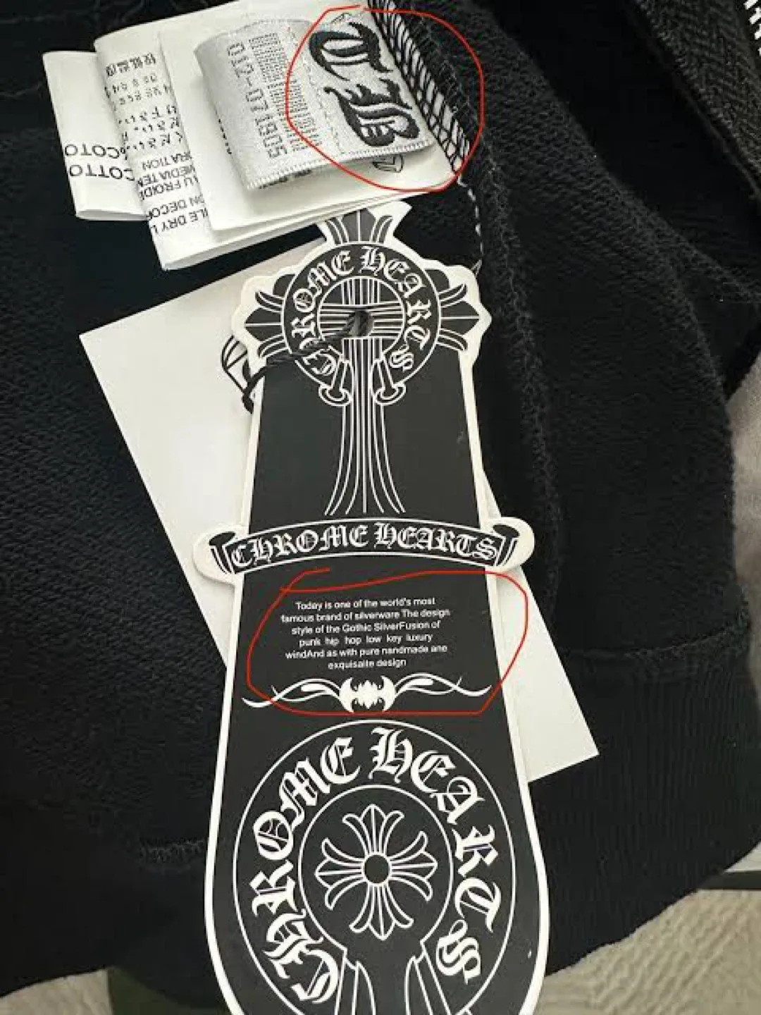 Chrome Hearts Black Zip-Up Hoodie image indicator(2)