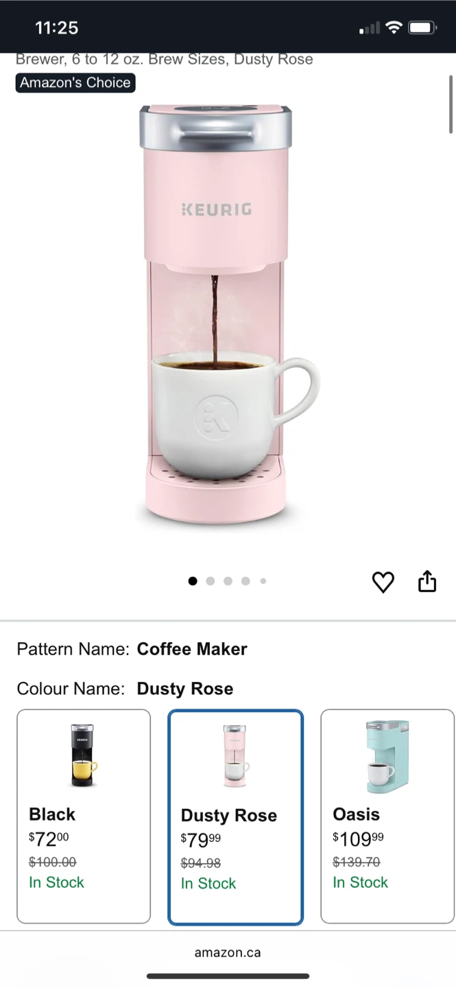 Keurig K-Mini Coffee Maker - Dusty Rose