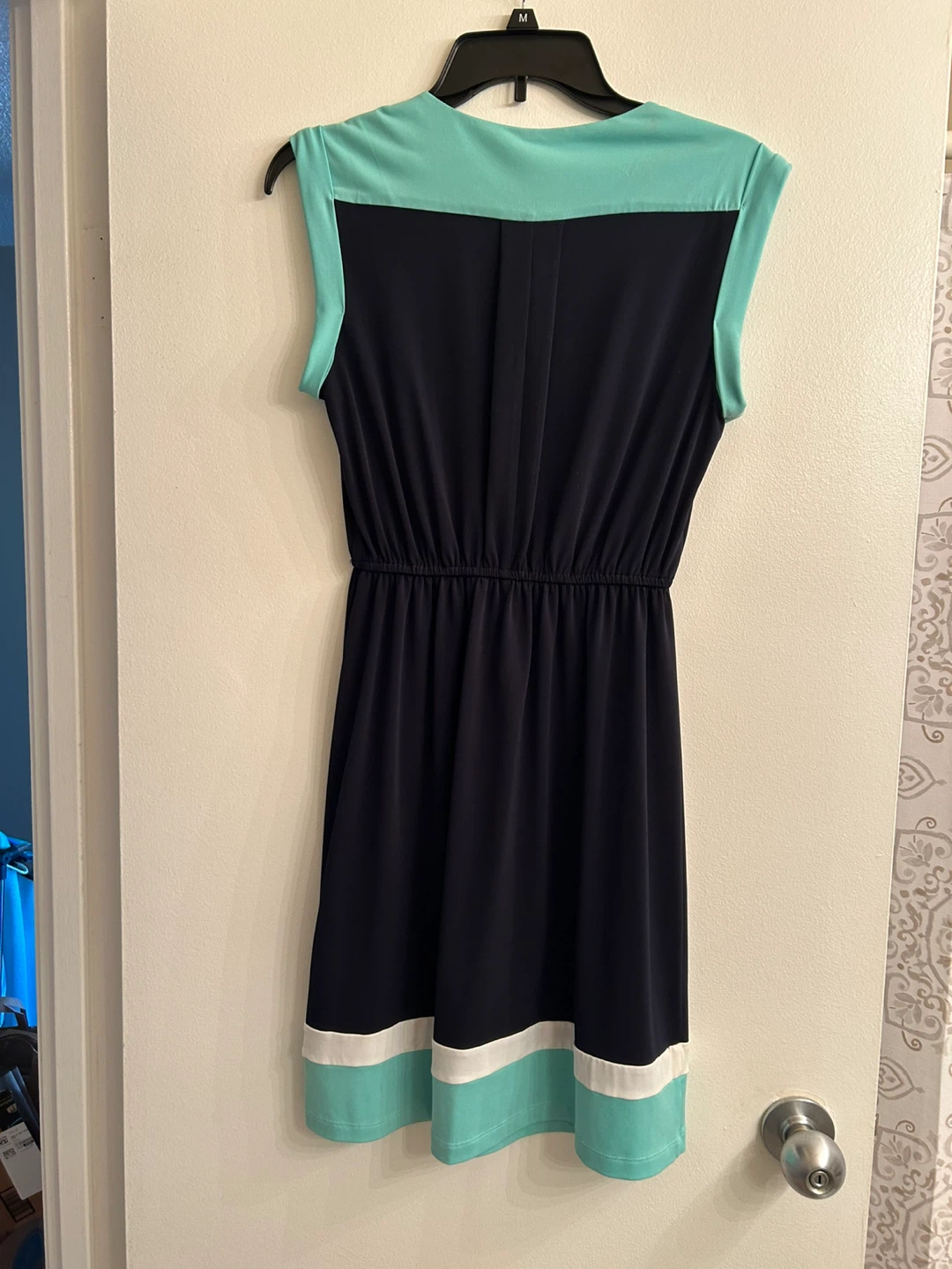 Enfocus Studio Dress Size 4 - Navy & Mint - photo 3