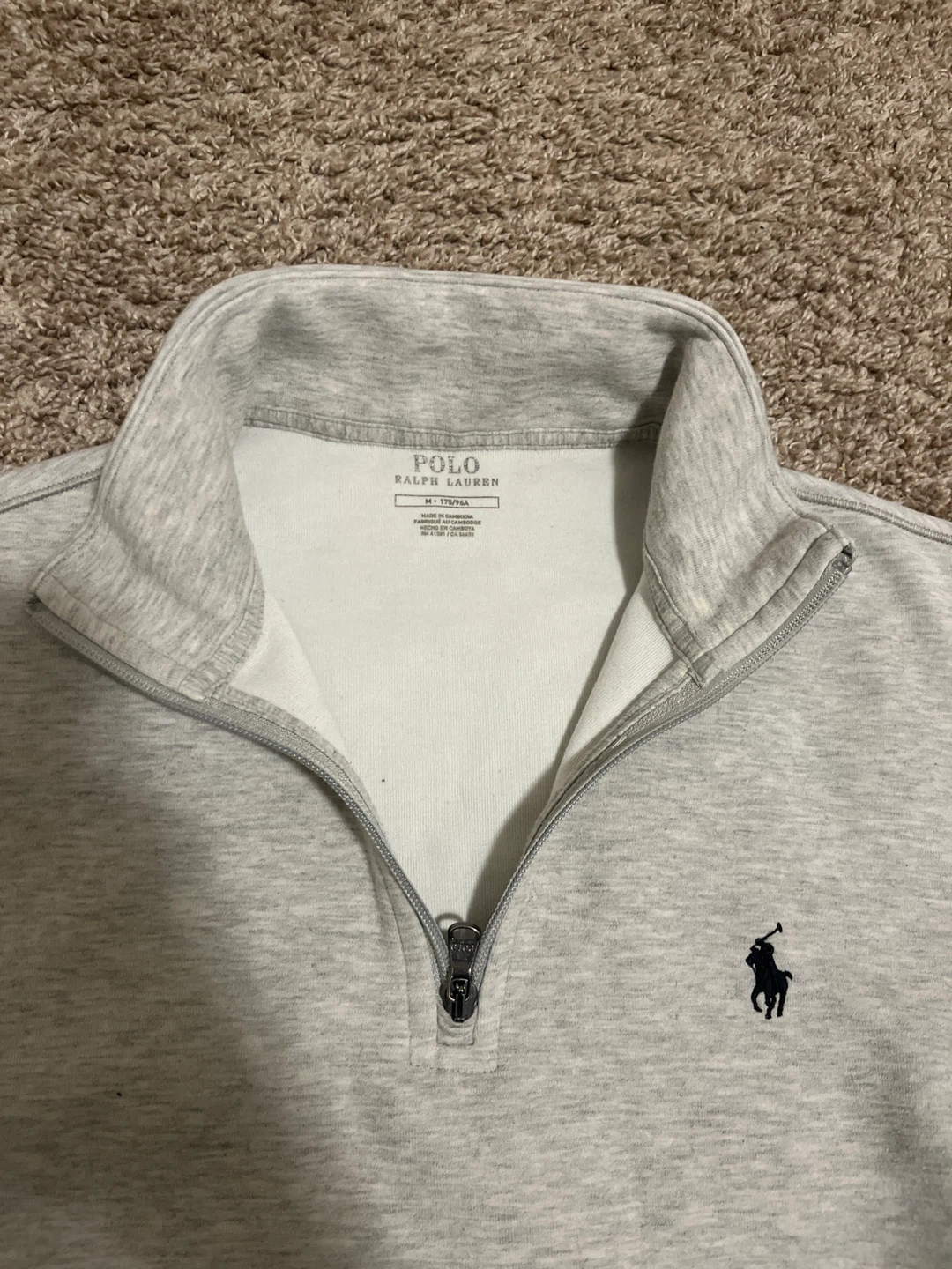 Polo Quarter Zip White - photo 3