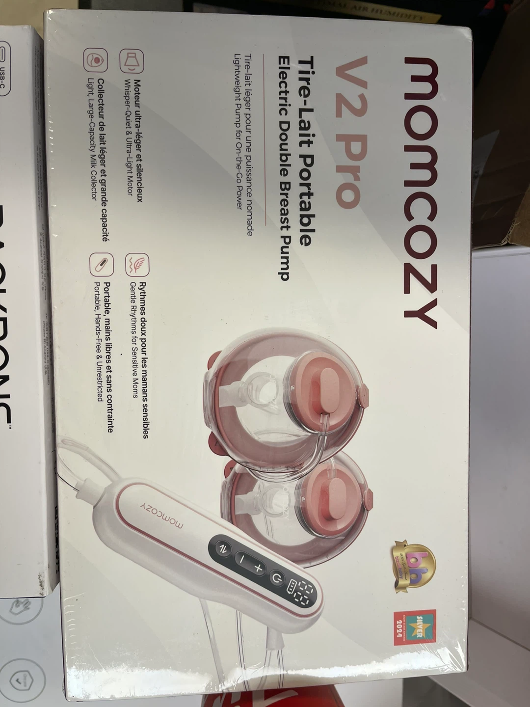 MOMCOZY V2 Pro Portable Electric Double Breast Pump - New