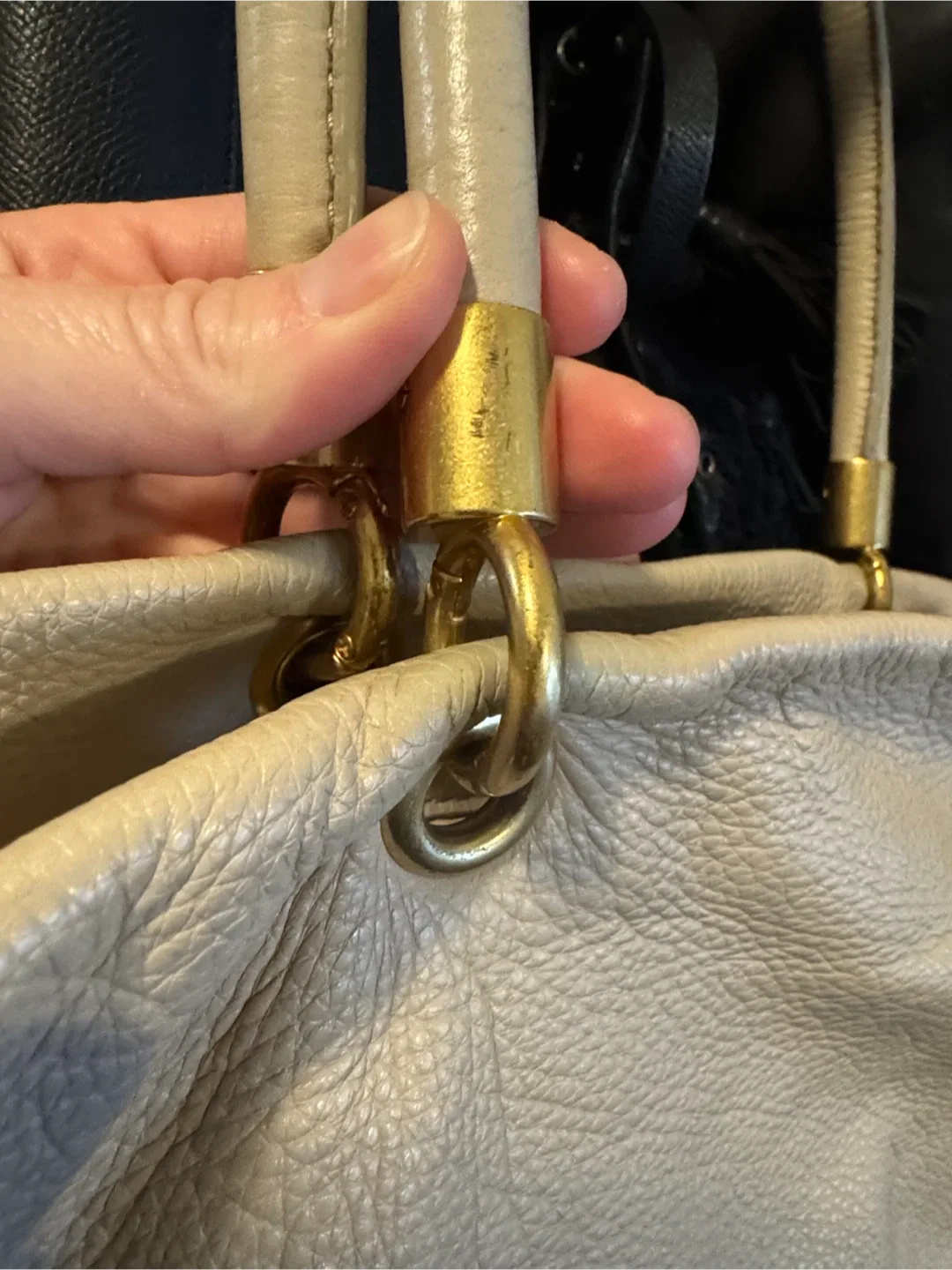 Marc by Marc Jacobs Beige Leather Tote image indicator(8)