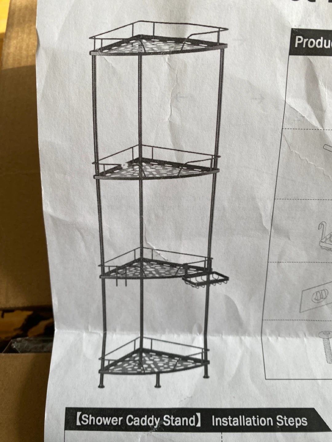 Corner Shelf Stand - New