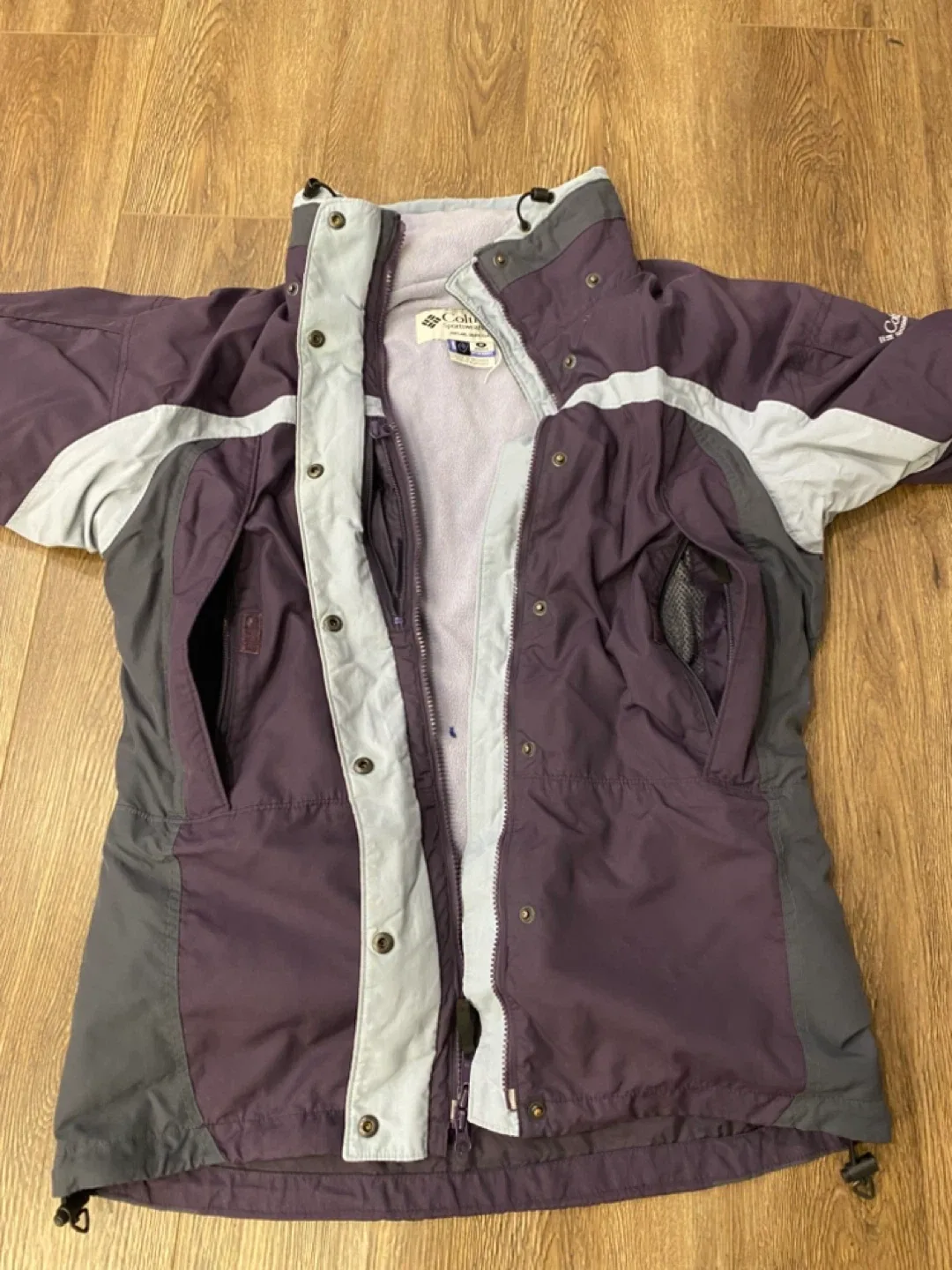 Columbia Purple & Grey Winter Jacket