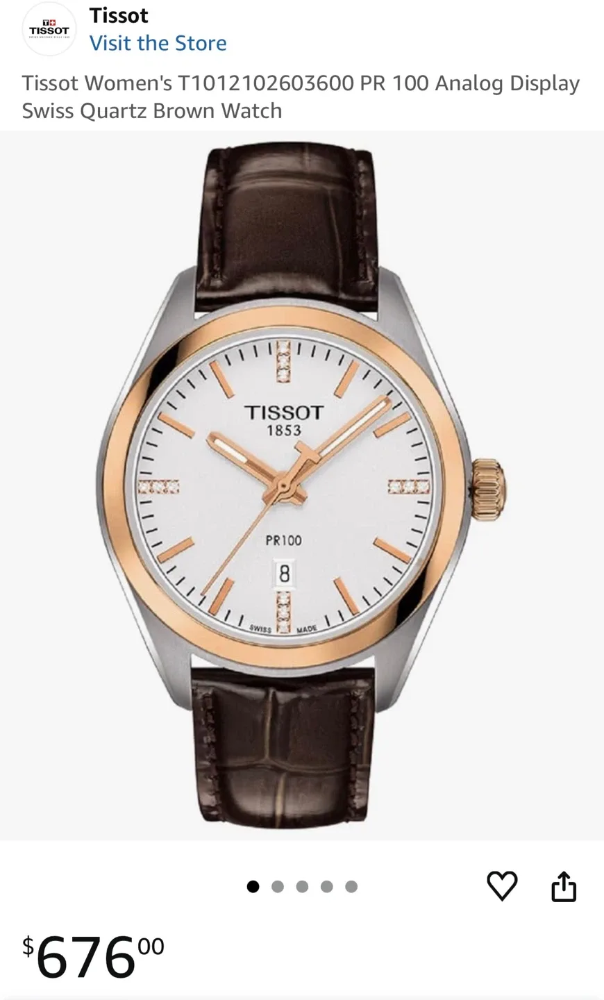 Tissot PR 100 Women's Watch image indicator(5)