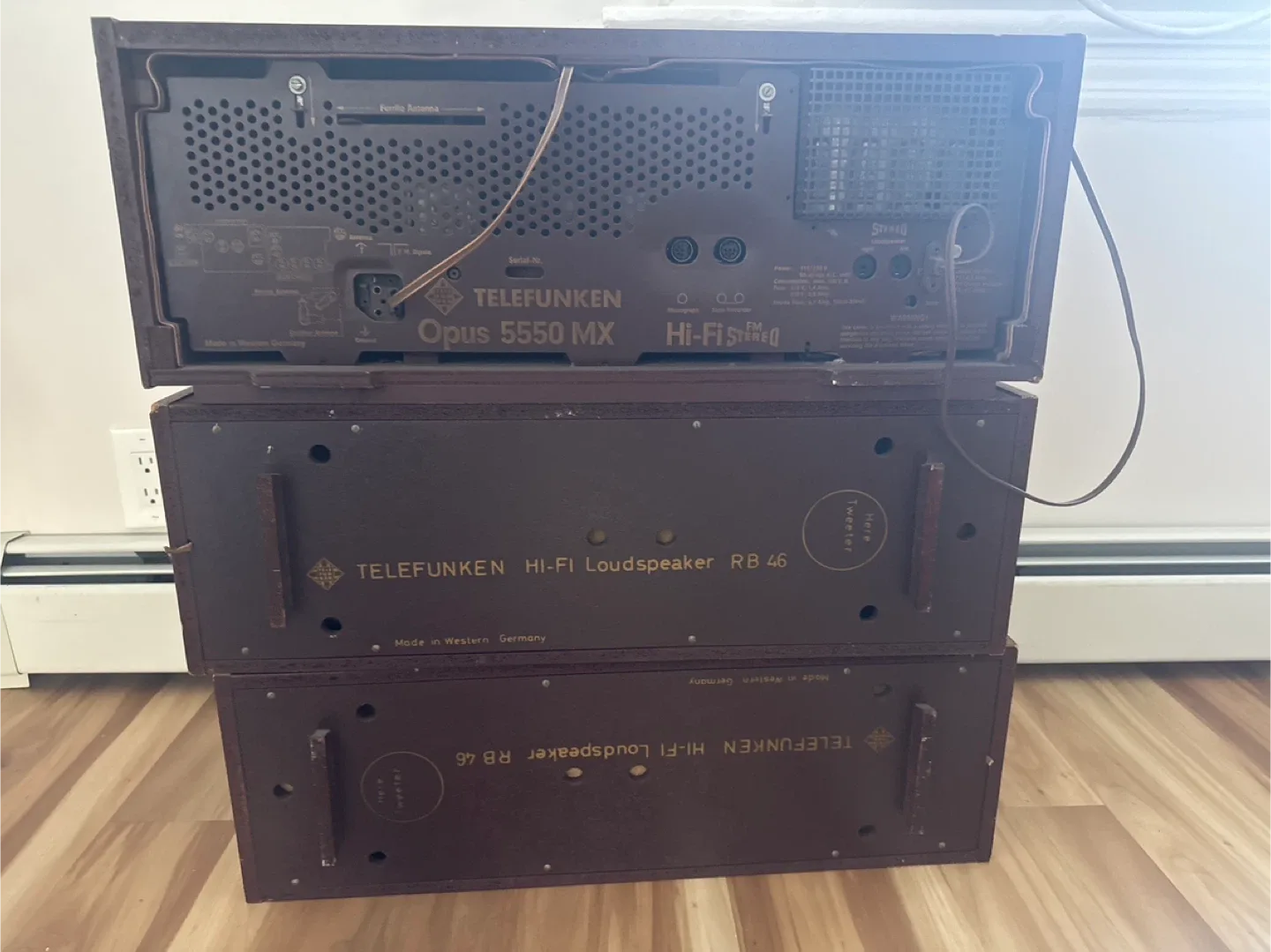 Telefunken Opus 5550 MX Hi-Fi Stereo Loudspeaker RB 46 image indicator(2)