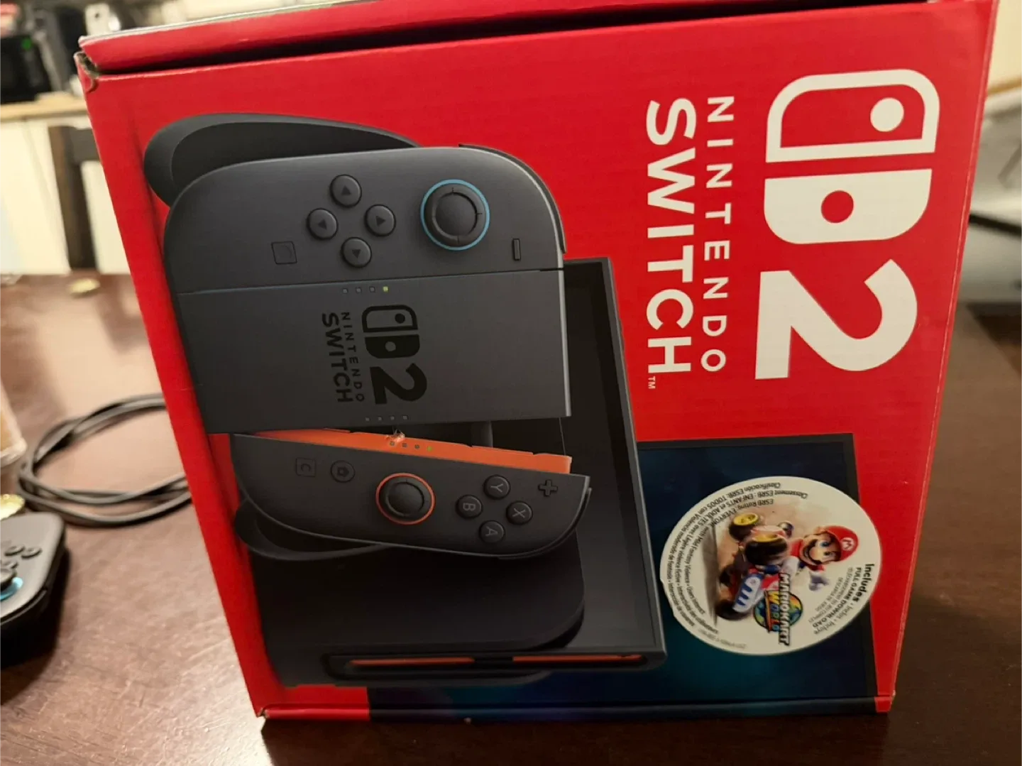 Nintendo Switch 2 Console (New) with Mario World image indicator(3)