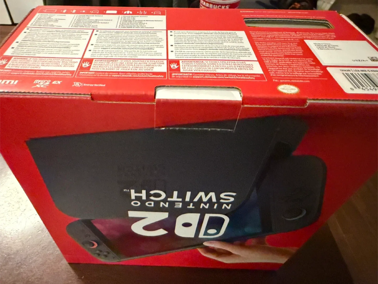 Nintendo Switch 2 Console (New) with Mario World image indicator(2)