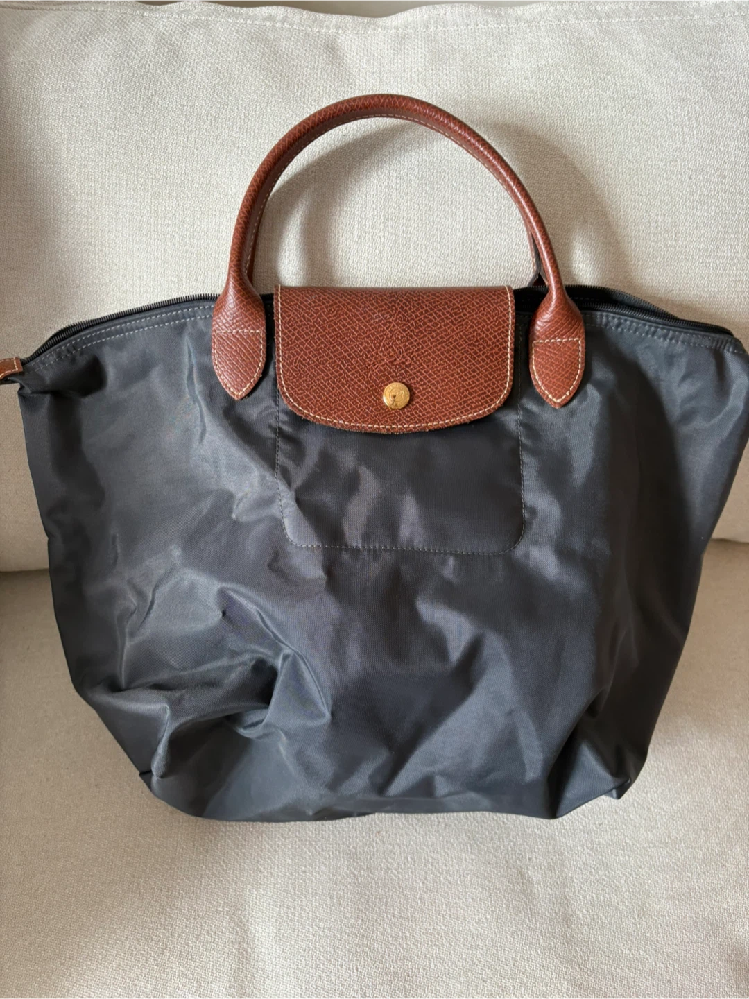 Longchamp Tote Bag - Grey