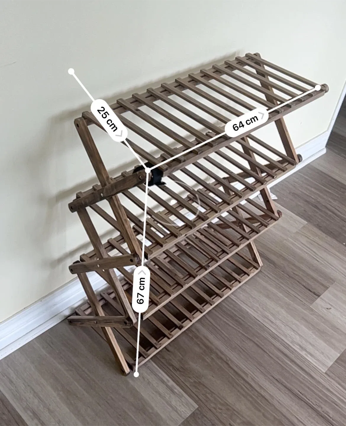 Wooden 4 Tier Shoe Rack image indicator(2)
