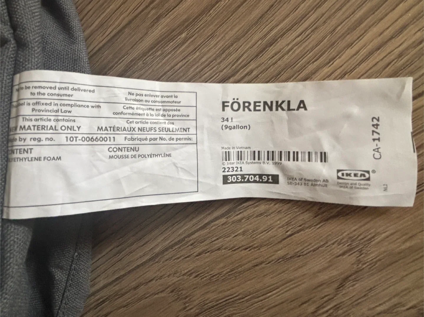 IKEA FORENKLA backpack/bag - NEW image indicator(6)