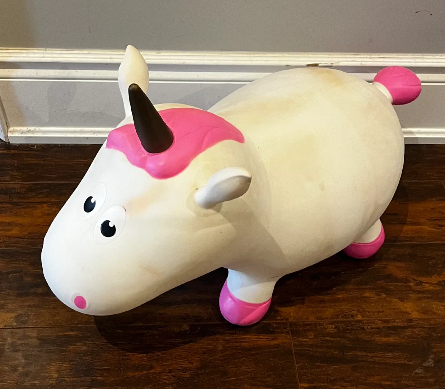 Unicorn Bouncy Ride-On Toy