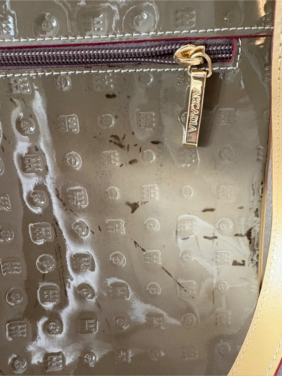 Arcadia Patent Leather Shoulder Bag - photo 3