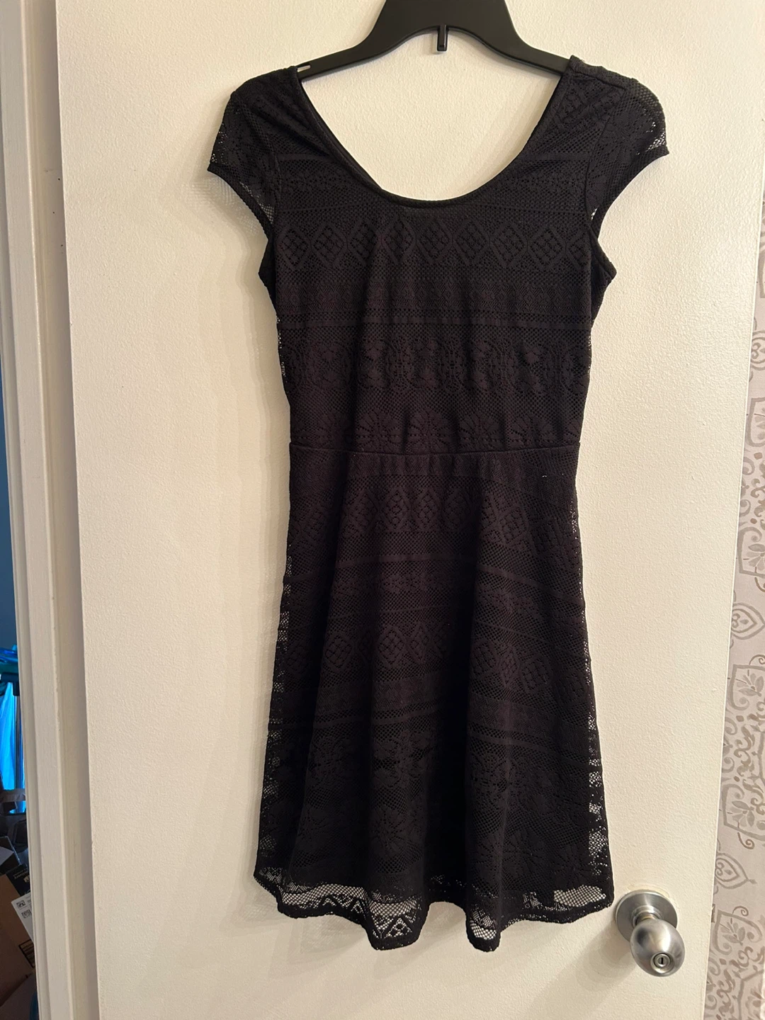 Xhilaration Black Lace Dress - Size Small