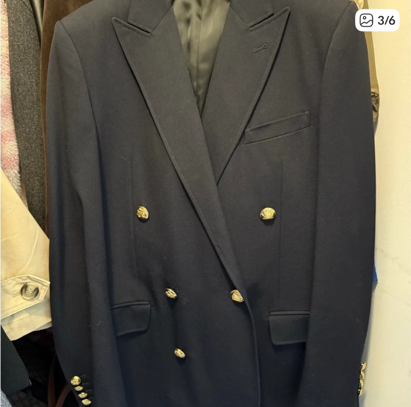 Celine Classic Double-Breasted Blazer - Size 36 image indicator(4)