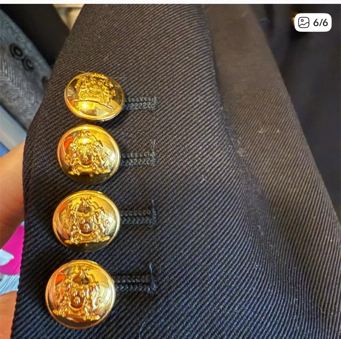 Celine Classic Double-Breasted Blazer - Size 36 image indicator(6)