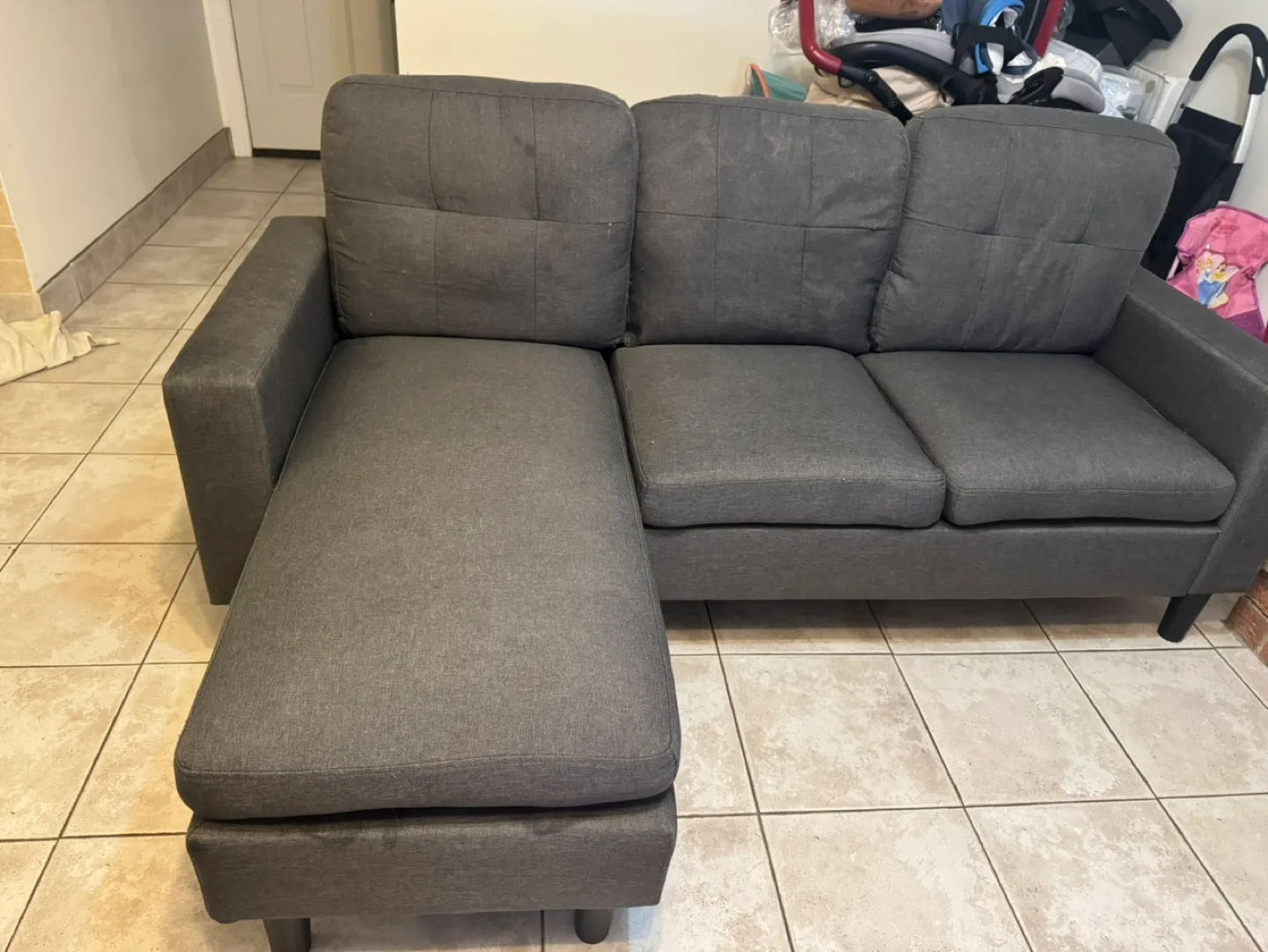 Grey Sectional Sofa image indicator(2)