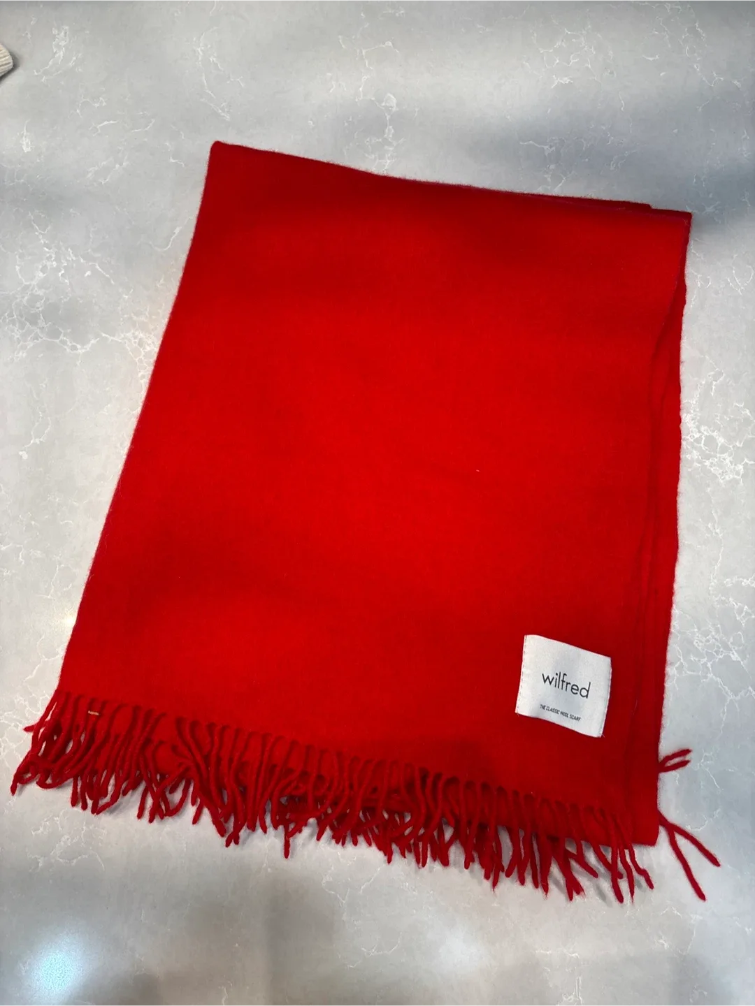 Wilfred The Classic Red Scarf thumbnail
