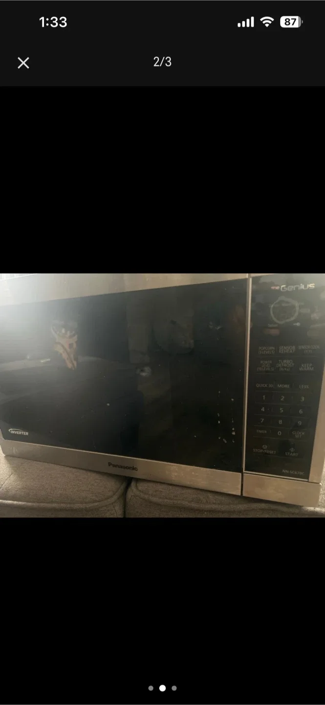 Panasonic The Genius Microwave image indicator(3)