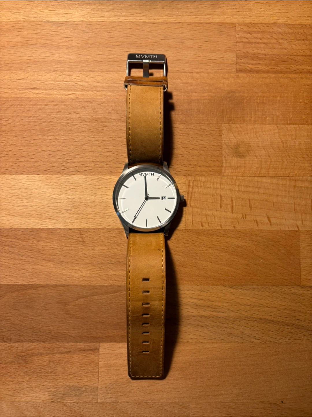 MVMTH Watch with Genuine Leather Strap
