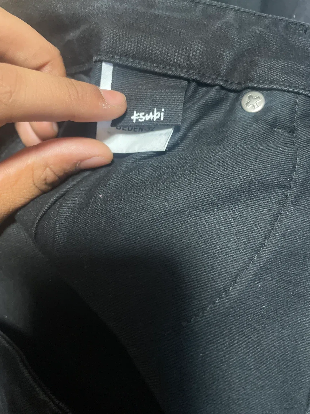 Ksubi Black Denim Jeans Size 32 image indicator(4)
