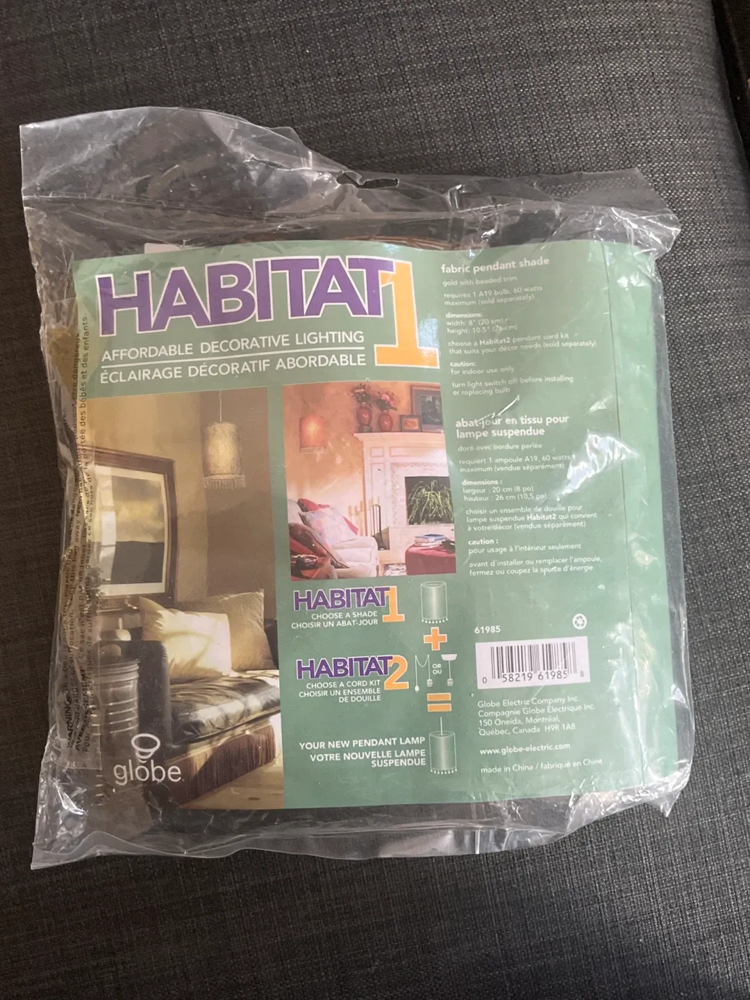 New Habitat Fabric Pendant Shade image indicator(2)