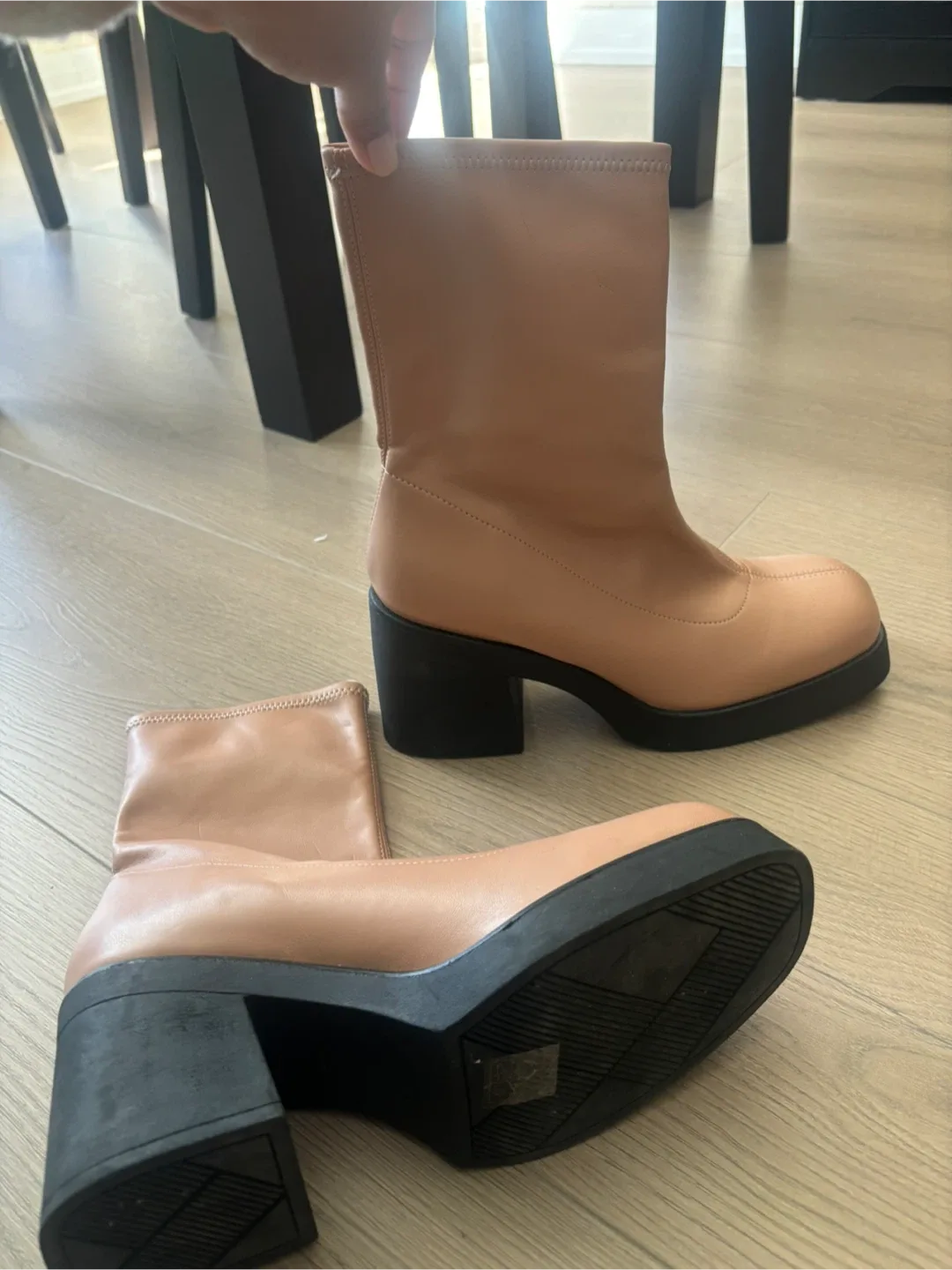 Ankle Boots pink