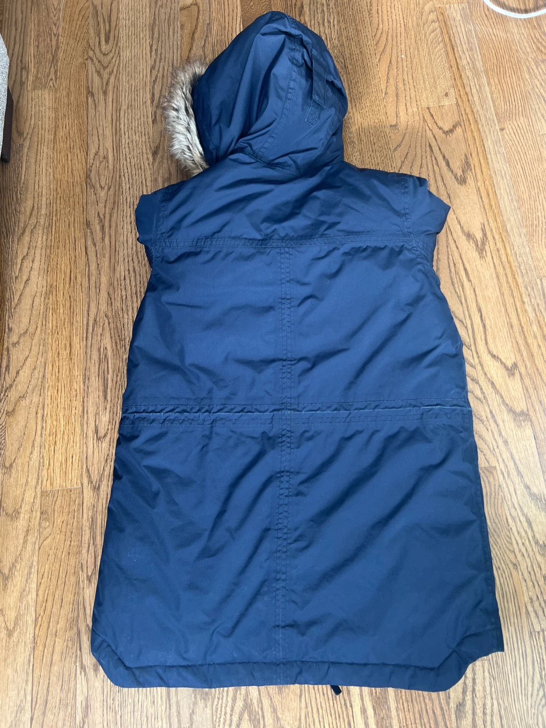 Lands' End Navy Blue Winter Parka, Size L - photo 3