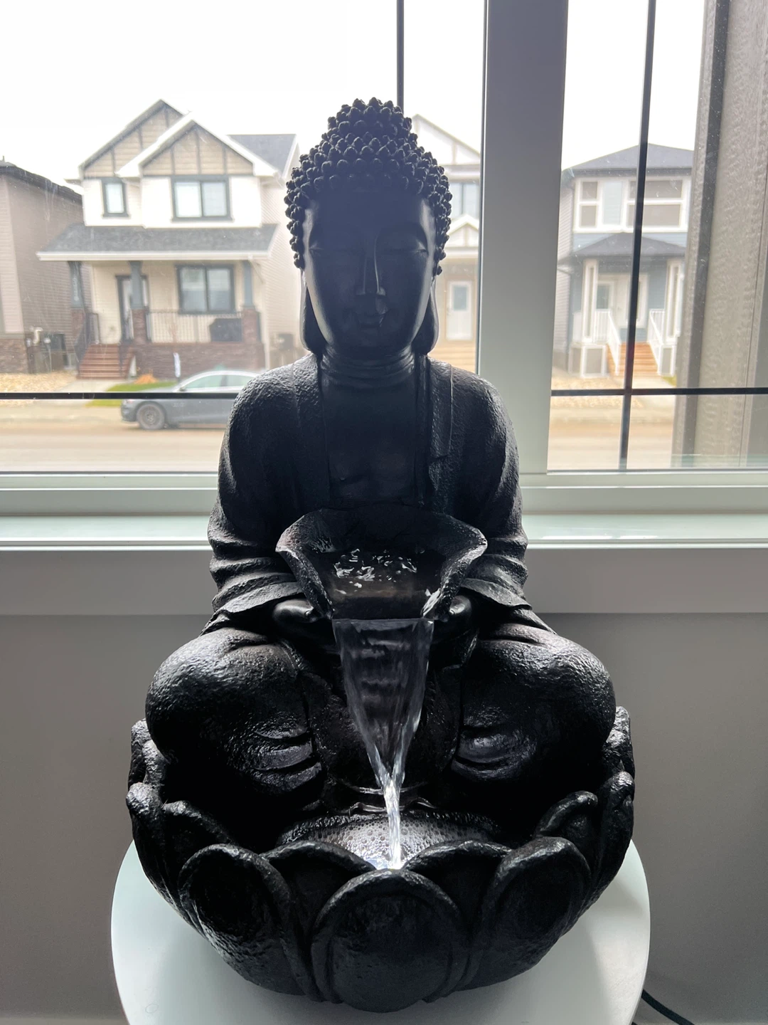 Angelo Décor 22-inch Buddha Fountain, New in Box! - photo 4