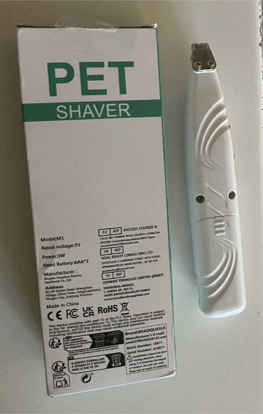 MIAOQUANJI Pet Shaver image indicator(4)
