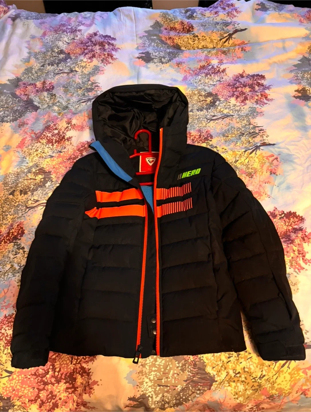 Rossignol Nero Black ski down boys size 12