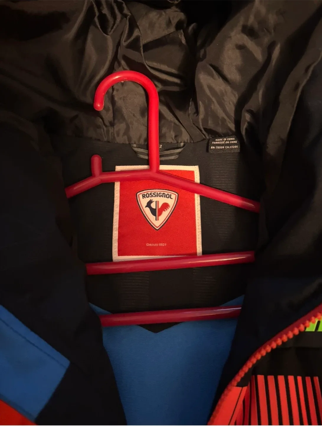 Rossignol Nero Black ski down boys size 12 image indicator(2)