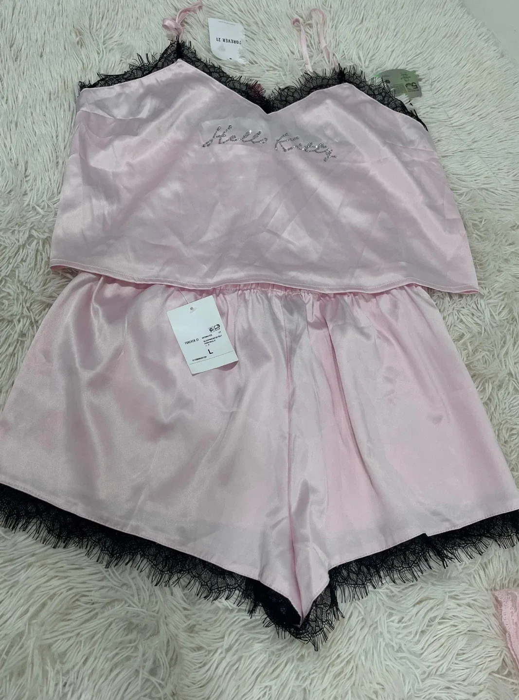 Forever 21 Hello Kitty Pajama Set - Size L