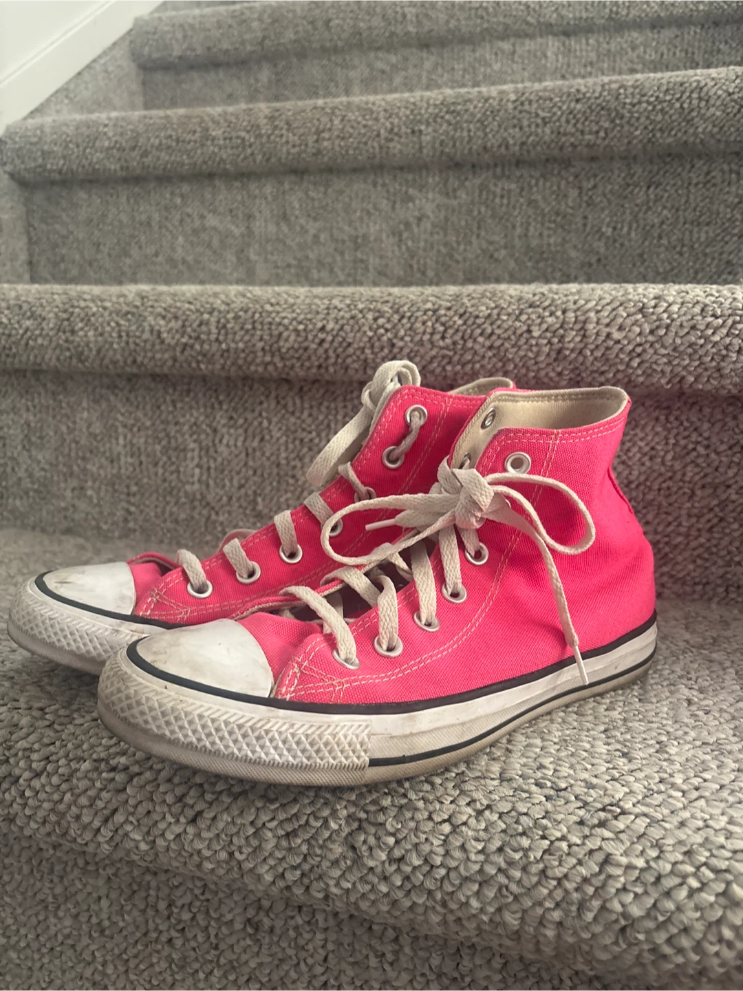 Converse All Star High-Top Sneakers, Pink