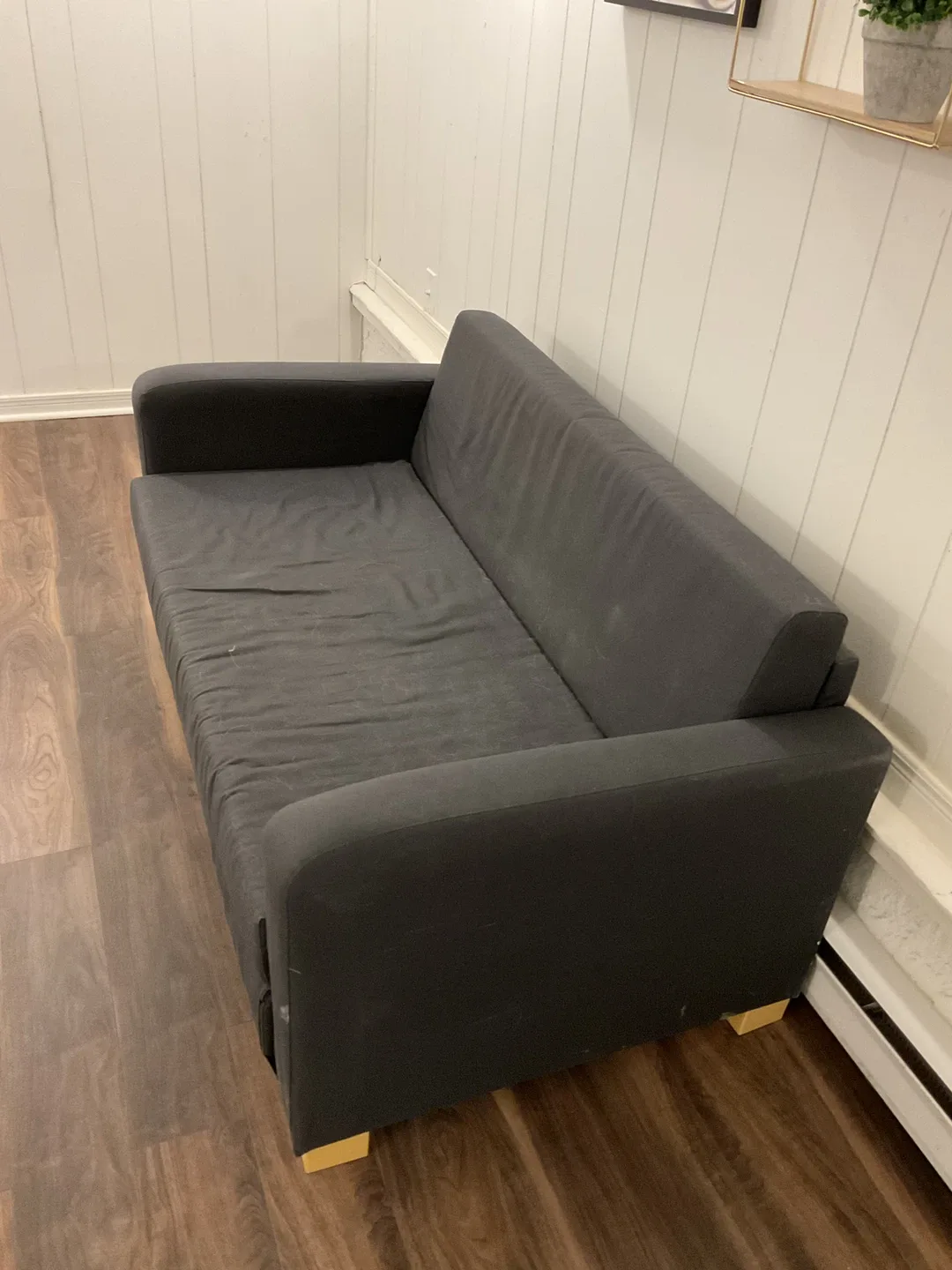 IKEA Lycksele Lövås Sofa Bed - Dark Grey image indicator(4)