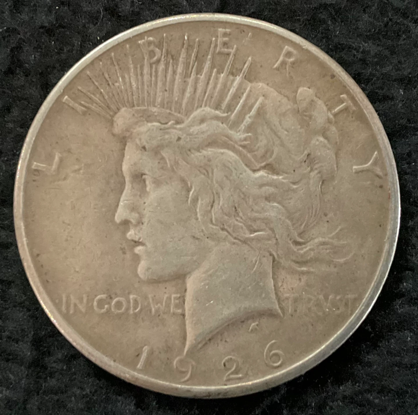 1926 Peace Silver US Dollar - photo 2