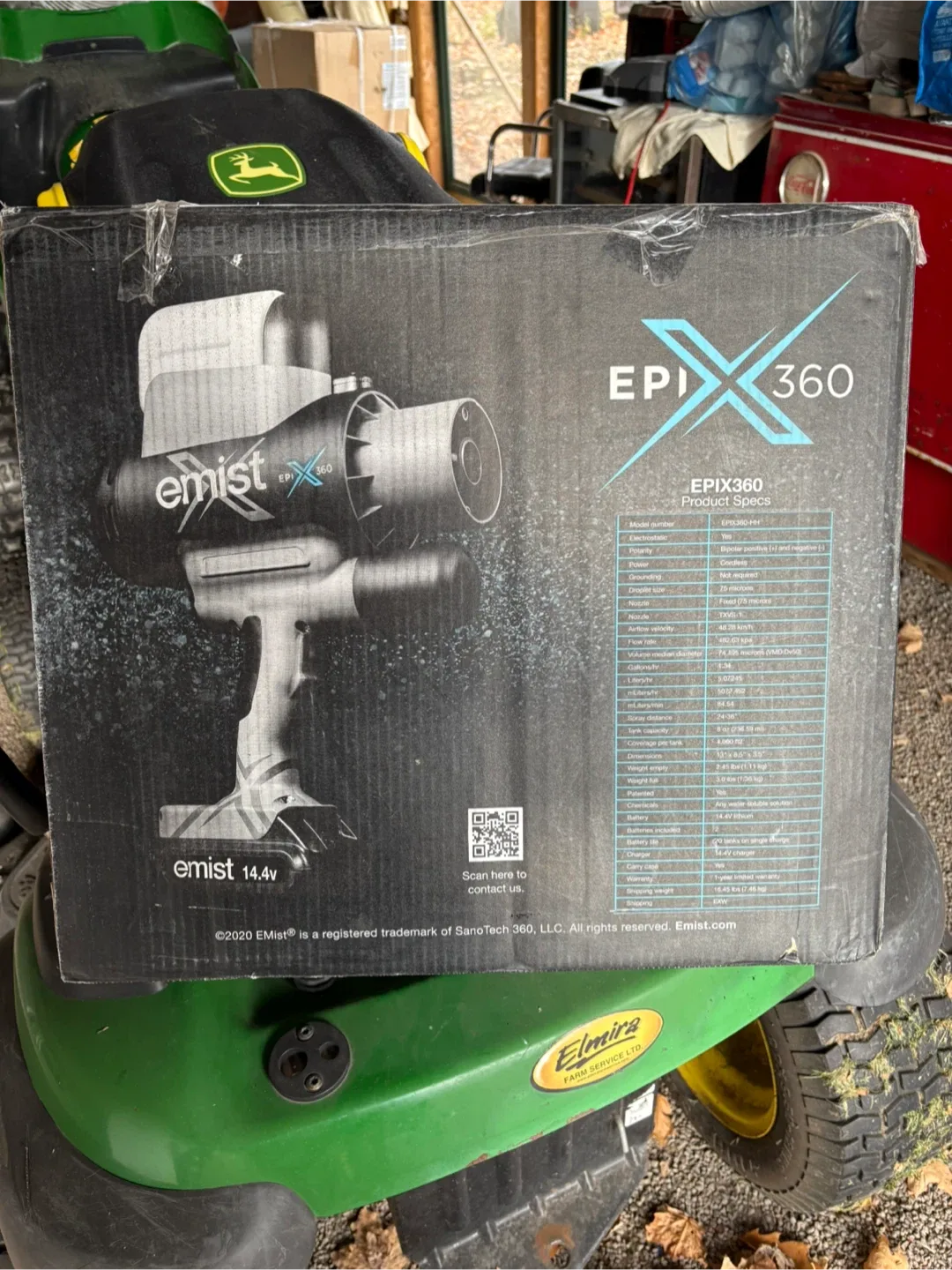 Emist EPIX360 Handheld Electrostatic Disinfectant Sprayer image indicator(2)