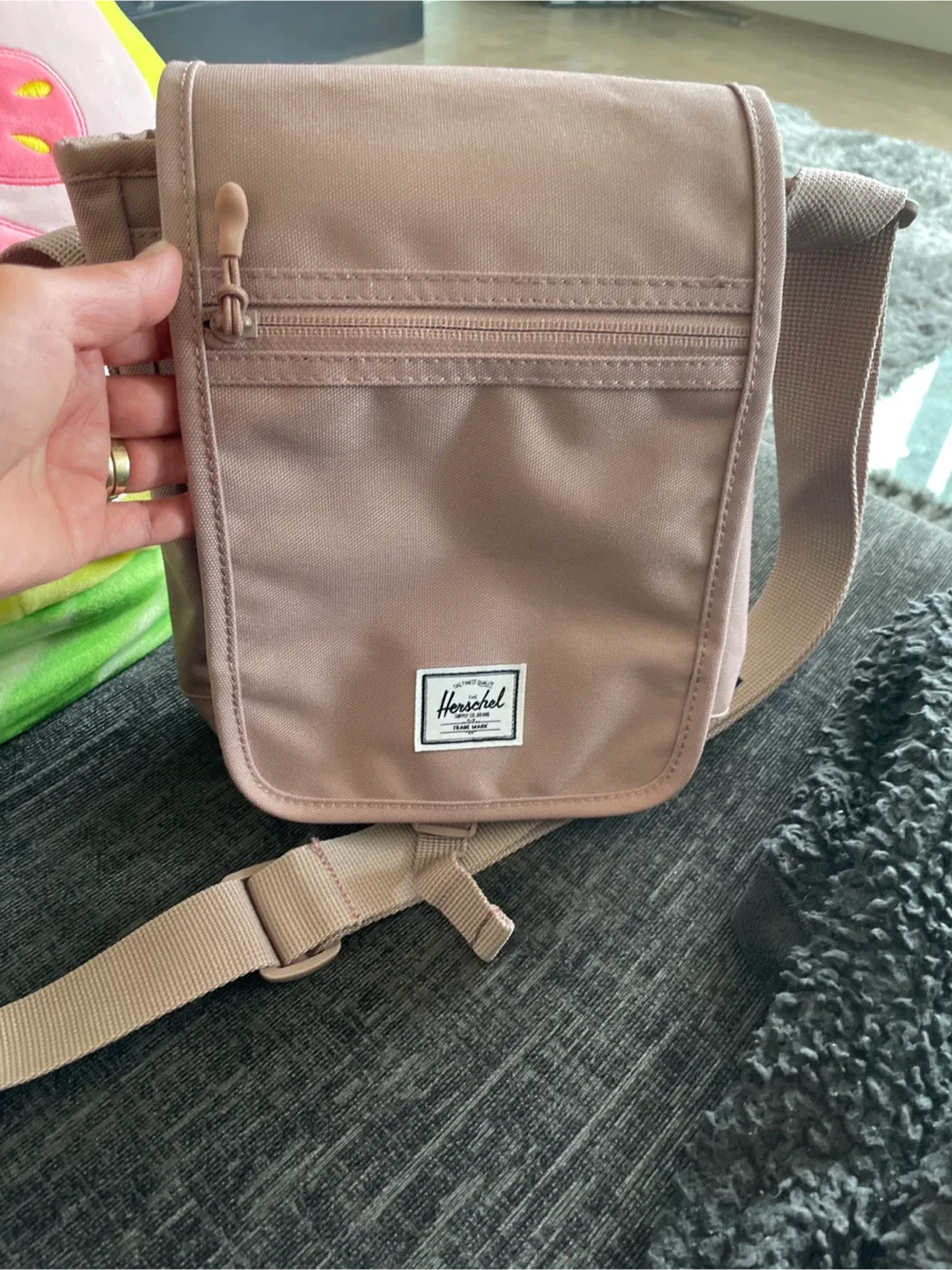 Herschel Sand Color Crossbody Bag