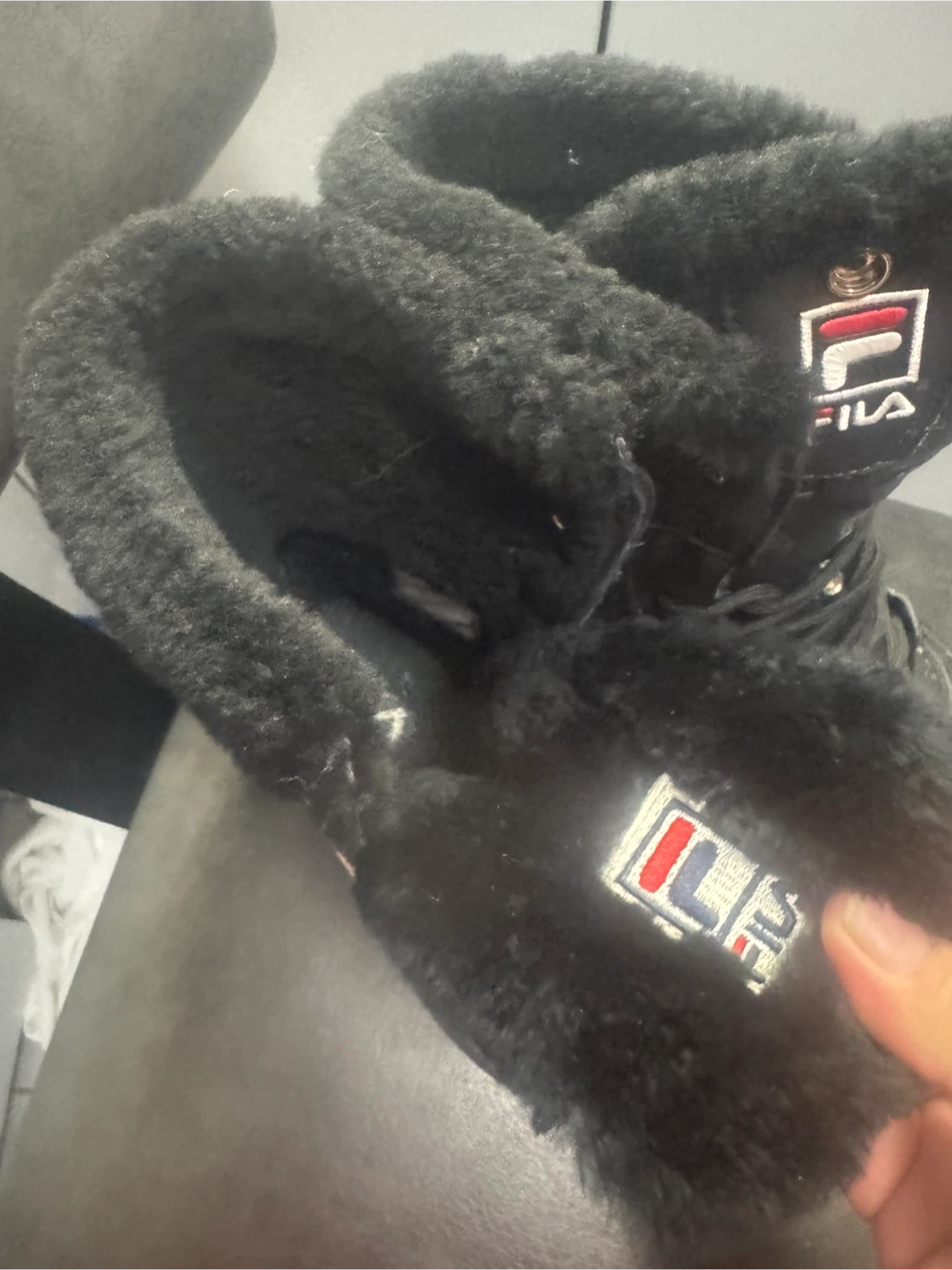 Fila Black Winter Boots US 6 - photo 2