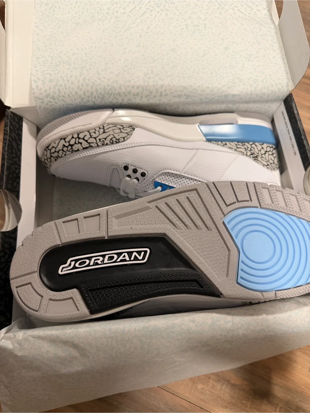 Nike Air Jordan 3 Retro UNC image indicator(9)