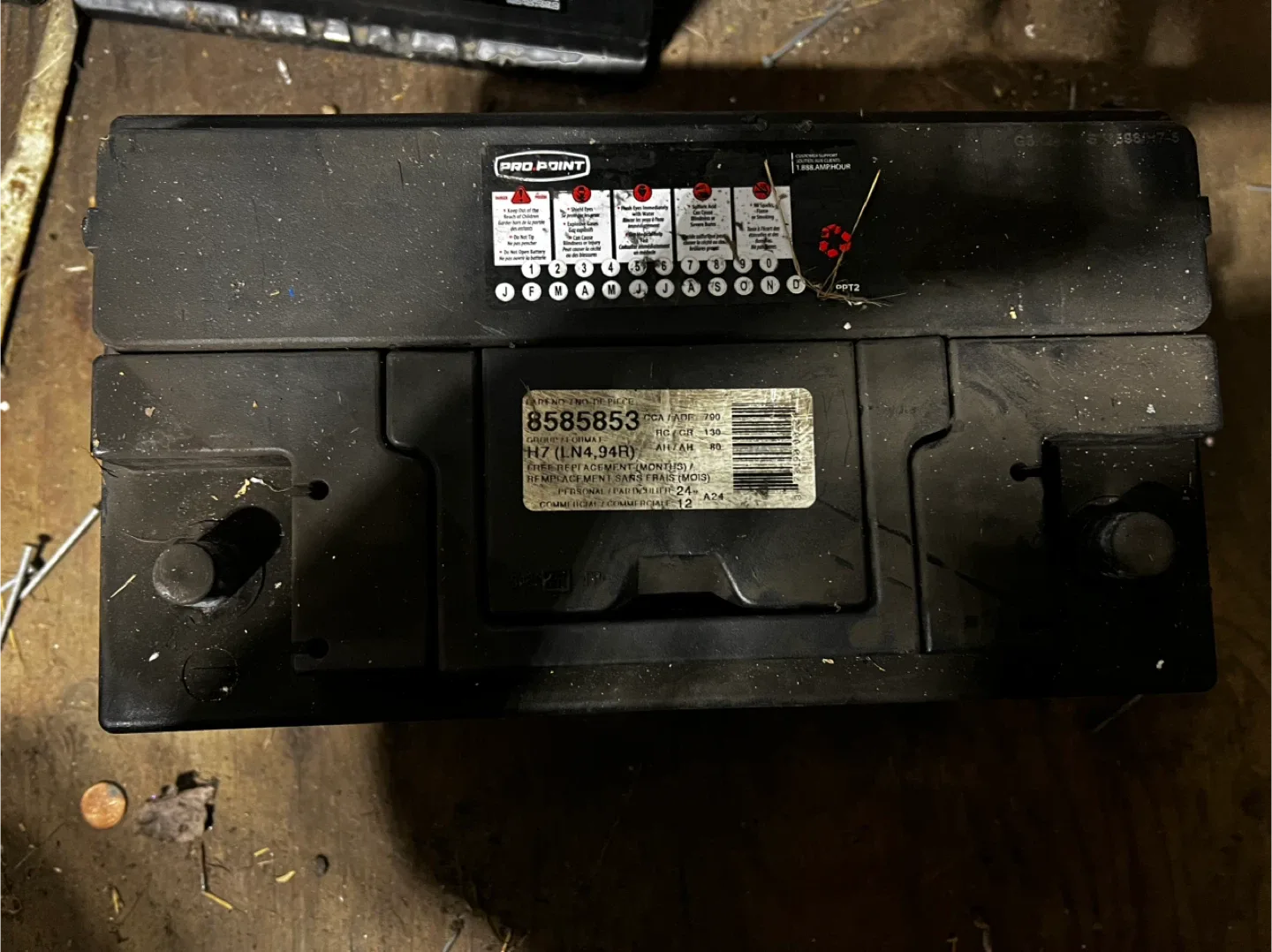 Pro Point Car battery CCA 700 image indicator(2)