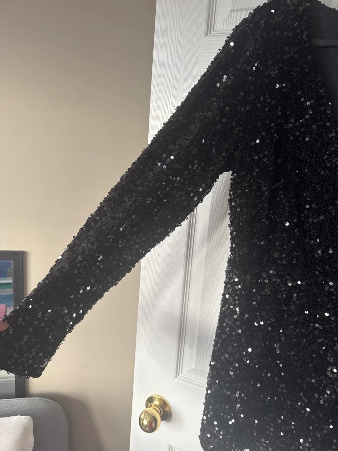 Forever 21 Sequin Romper - Size L image indicator(3)