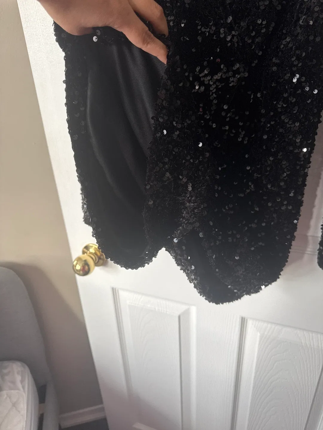 Forever 21 Sequin Romper - Size L image indicator(5)