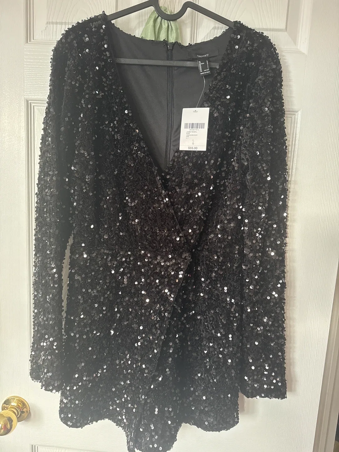 Forever 21 Sequin Romper - Size L image indicator(2)